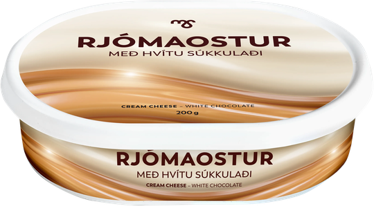 MS rjómaostur m/hvítu súkkulaði