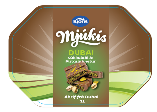 Kjörís mjúkís dubai 1ltr