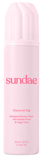 Sundae sturtufroða cherry on top