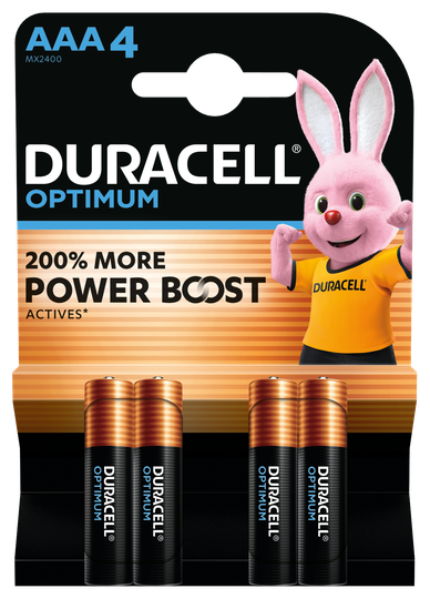 Duracell optimum AAA rafhlöður