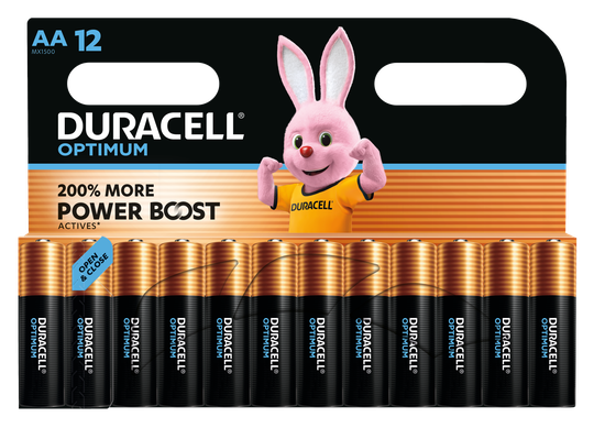 Duracell optimum AA rafhlöður