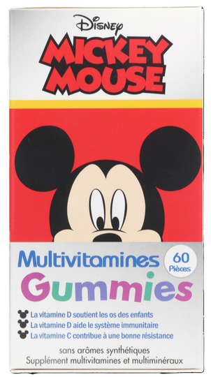 Disney fjölvítamín hlaup mikki mús