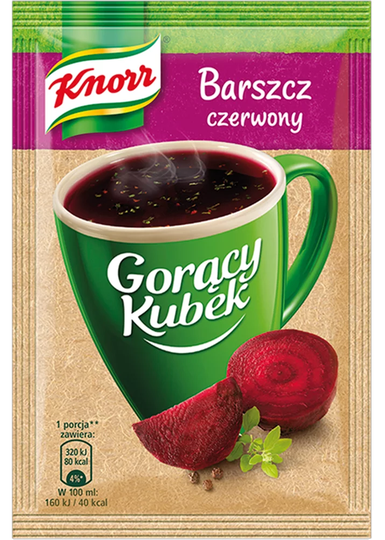 Knorr bollasúpa rautt borsch