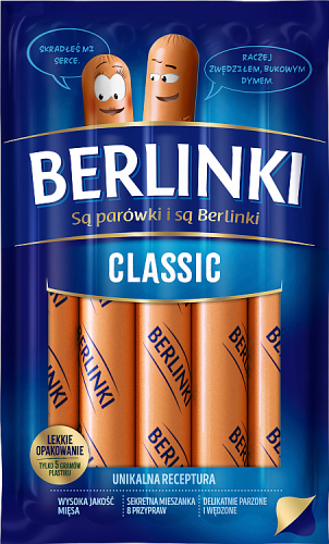 Morliny berlinki pylsur classic