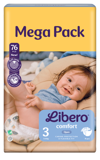 Libero bleiur comfort mega  nr. 3, 5-8kg
