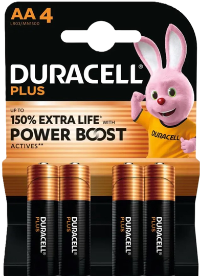 Duracell plus booster aa rafhlöður