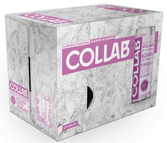 Collab 12pk bláberja&rabarbara | Krónan