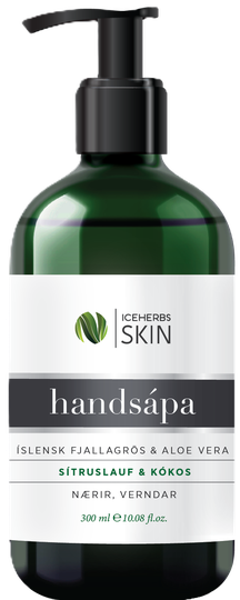 ICEHERBS SKIN handsápa sítruslauf og kókos
