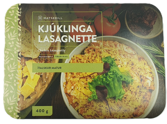 Matseðill kjúklingalasagnette
