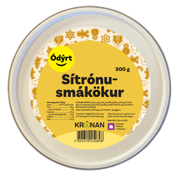 Ódýrt sítrónusmákökur