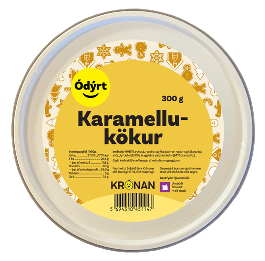 Ódýrt karamellukökur