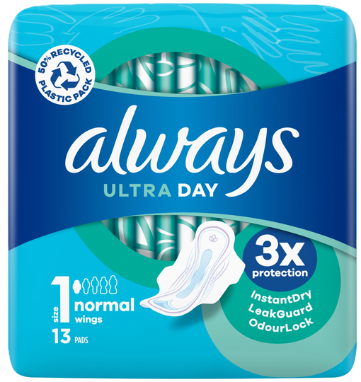 Always dömubindi ultra normal plus