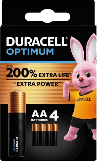 Duracell optimum AA rafhlöður
