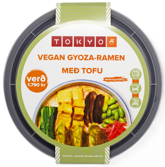 Tokyo Sushi vegan gyoza-ramen með tofu | Krónan