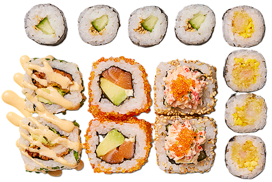 Tokyo Sushi 6. Smakk af því besta 14bitar
