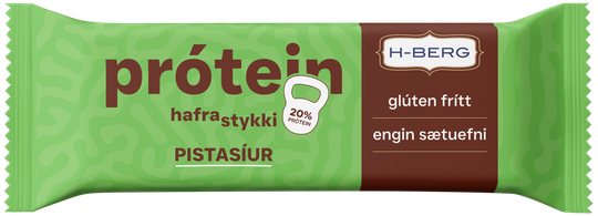 H-berg prótein hafrastykki pistasíu
