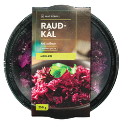 Matseðill Rauðkál 250g