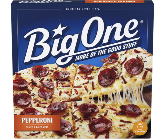Big One pizza pepperoni