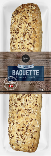 Gestus baguette fræ & sjávarsalt