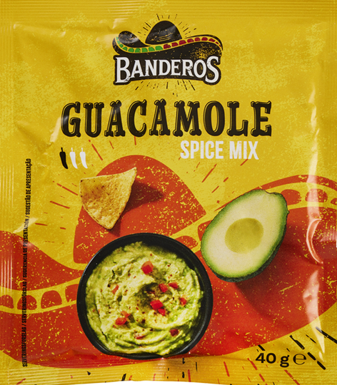 Banderos guacamole ídýfu mix
