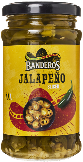 Banderos jalapenos í sneiðum
