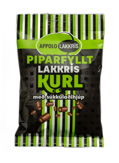 Appolo piparfyllt lakkrískurl með súkkulaðihjúp