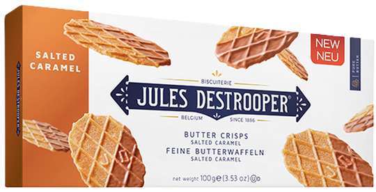 Jules Destrooper butter crisps salted caramel