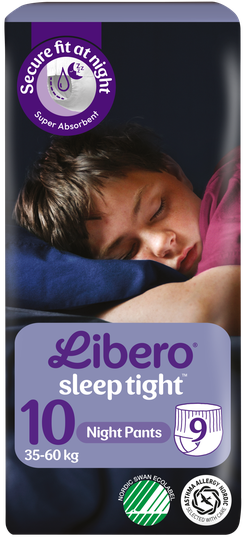 Libero bleiur nætur nr. 10, 35-60kg