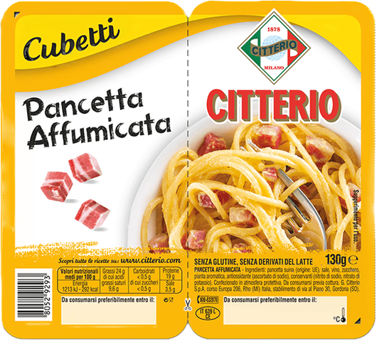 Citterio smoked pancetta cubes