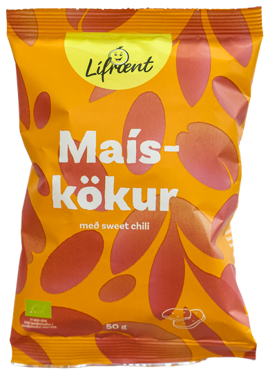 Krónan lífrænt maískökur litlar sweet chili