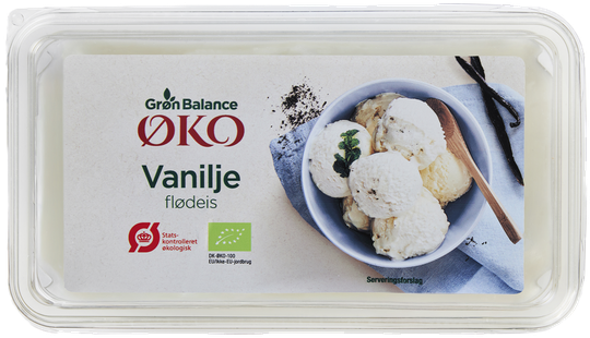 Grön Balance ís vanillu