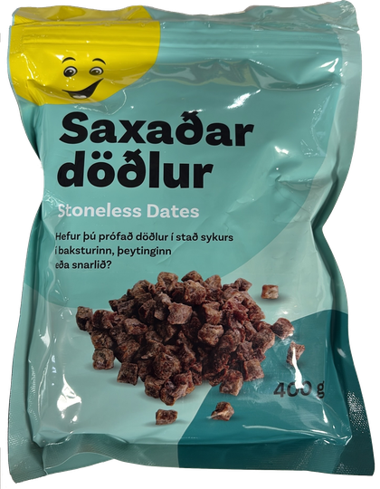 Krónu saxaðar döðlur