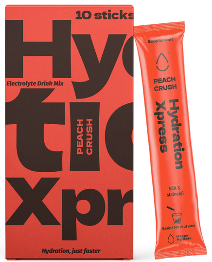 Happy Hydrate hydration xpress peach