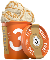 3 FRIENDS ís salty peanut swirl