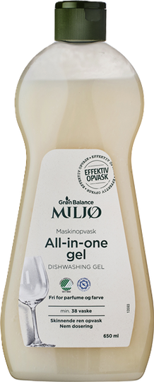 Grön Balance uppþvottalögur gel