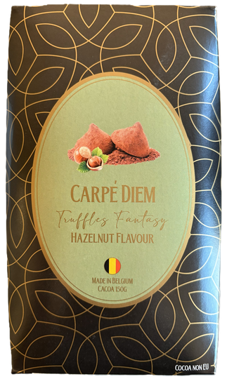Belgískt súkkulaði carpé diem trufflur heslihnetu