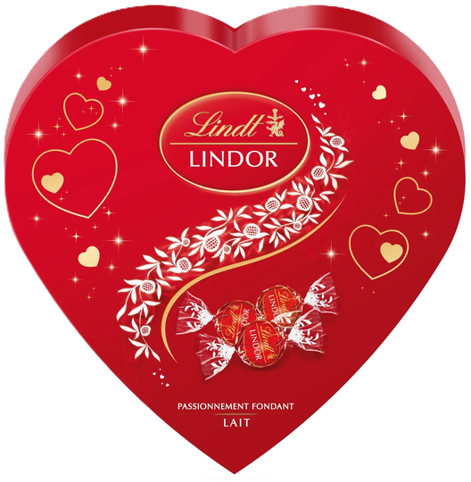 Lindt lindor hjarta rautt