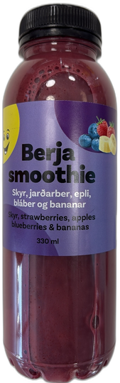 Krónu berja skyrsmoothie