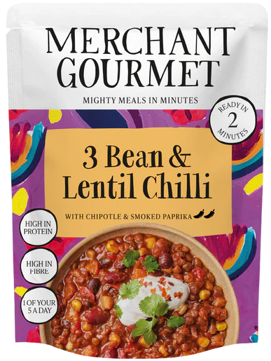 Merchant Gourmet 3 bean & lentil chilli