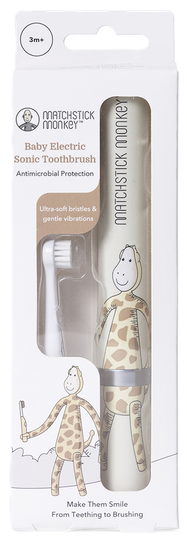 Matchstick Monkey rafmagnstannbursti gíraffi