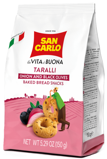 San Carlo taralli onion & olives