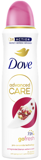 Dove deo sprey pomegranate 72h