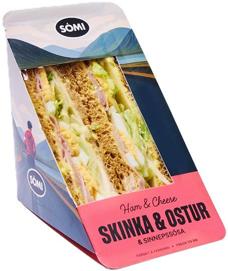 Sómi hyrna skinka & ostur