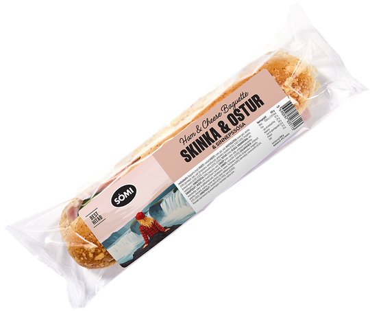 Sómi baguette skinka & ostur
