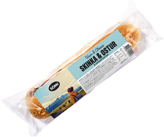 Sómi langloka skinka & ostur