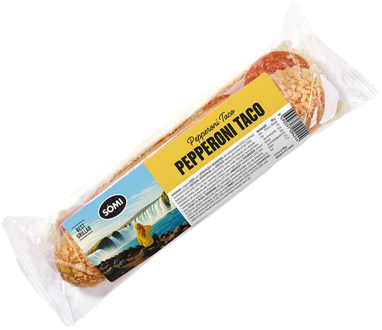 Sómi langloka pepperoni taco