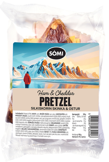 Sómi pretzel skinka & ostur