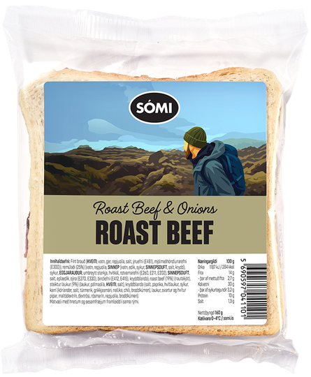 Sómi samloka roast beef