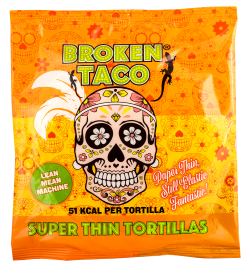 Broken Taco tortilla vefjur mini 10stk