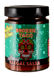 Broken Taco almost illegal salsa